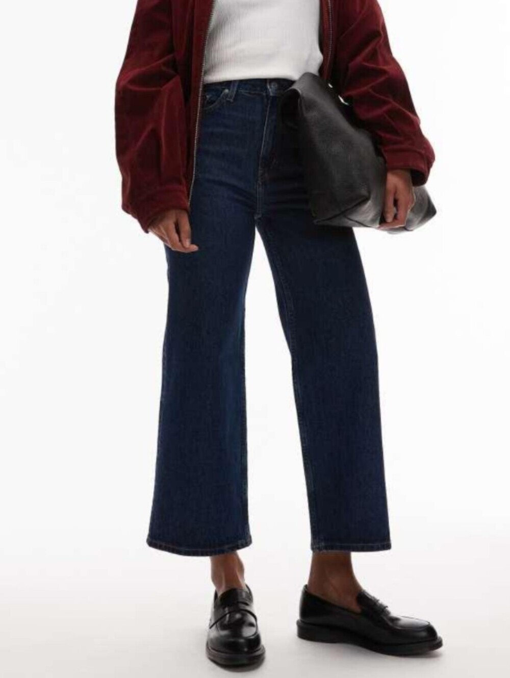 & Other Stories Cropped Wide Leg Jean